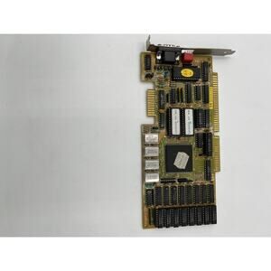 Genuine Vintage WDC S/N 9004205 VGA 16-Bit ISA Video Card